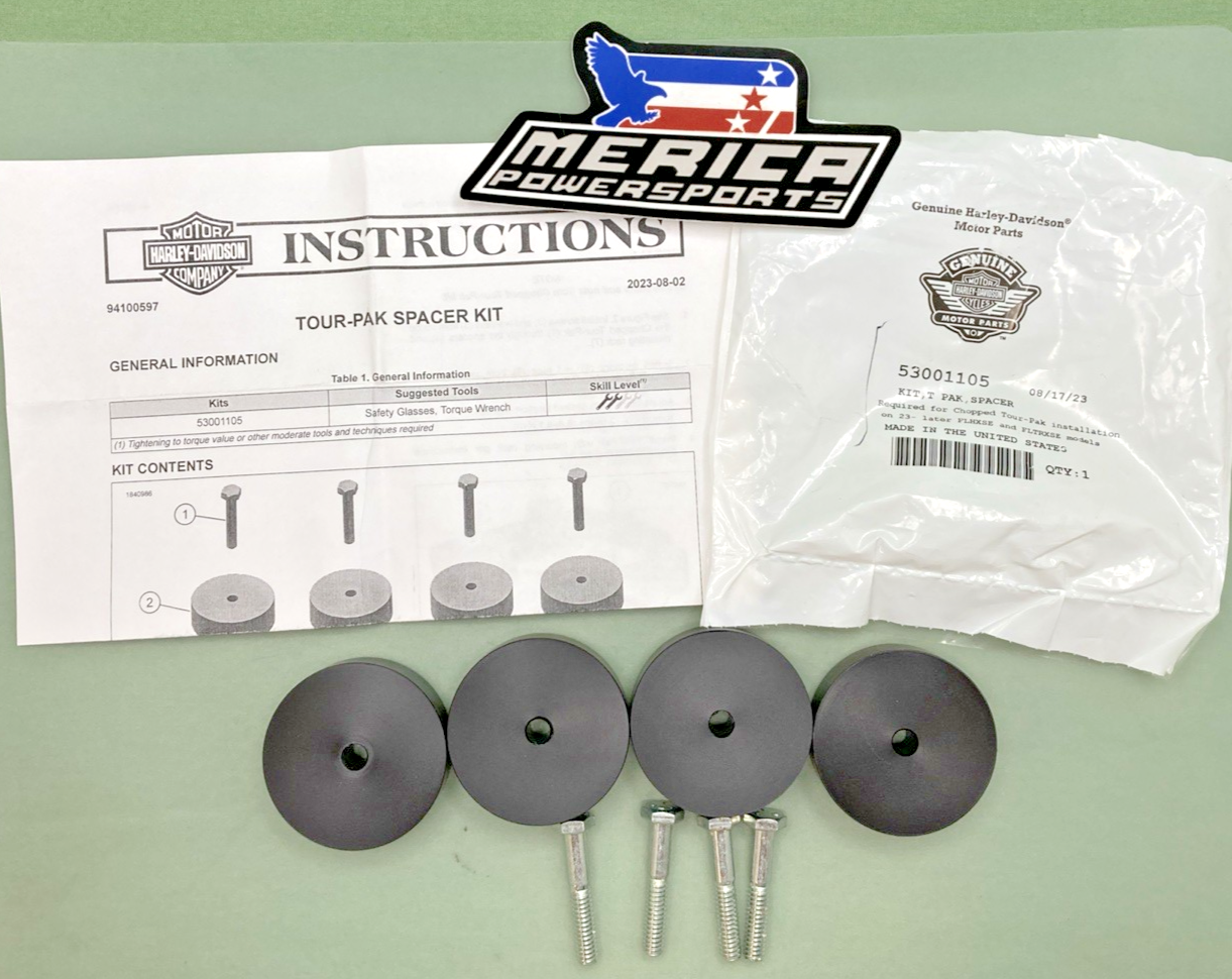 NEW GENUINE HARLEY DAVIDSON 53001105 KIT, T-PAK, SPACER