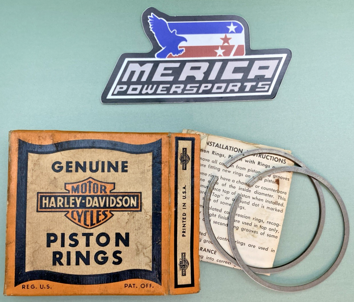 GENUINE HARLEY DAVIDSON 22355-57 Ring set, piston - Sportster