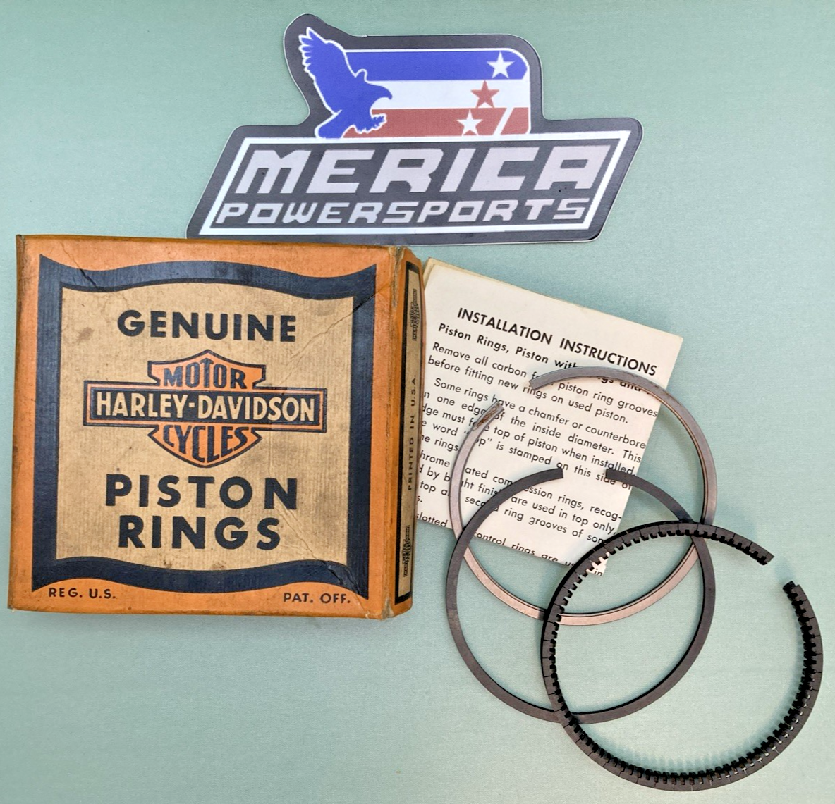 GENUINE HARLEY DAVIDSON 22355-52A Set of Piston Rings