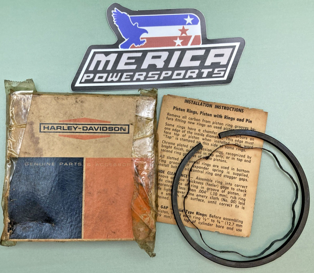 NEW GENUINE HARLEY DAVIDSON 22332-55 Ring set, piston - 1200