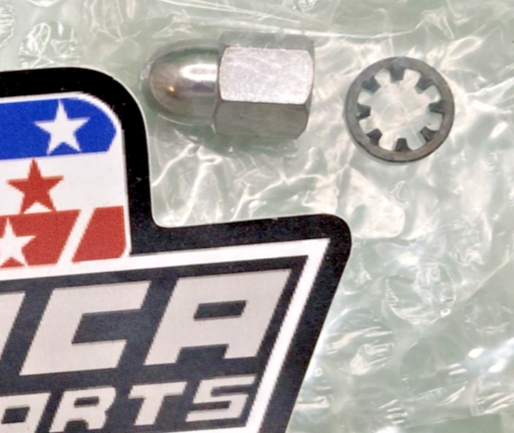 NEW GENUINE HARLEY DAVIDSON 91983-03B TAPERED SHORT STEM MIRROR - BLACK -  LEFT