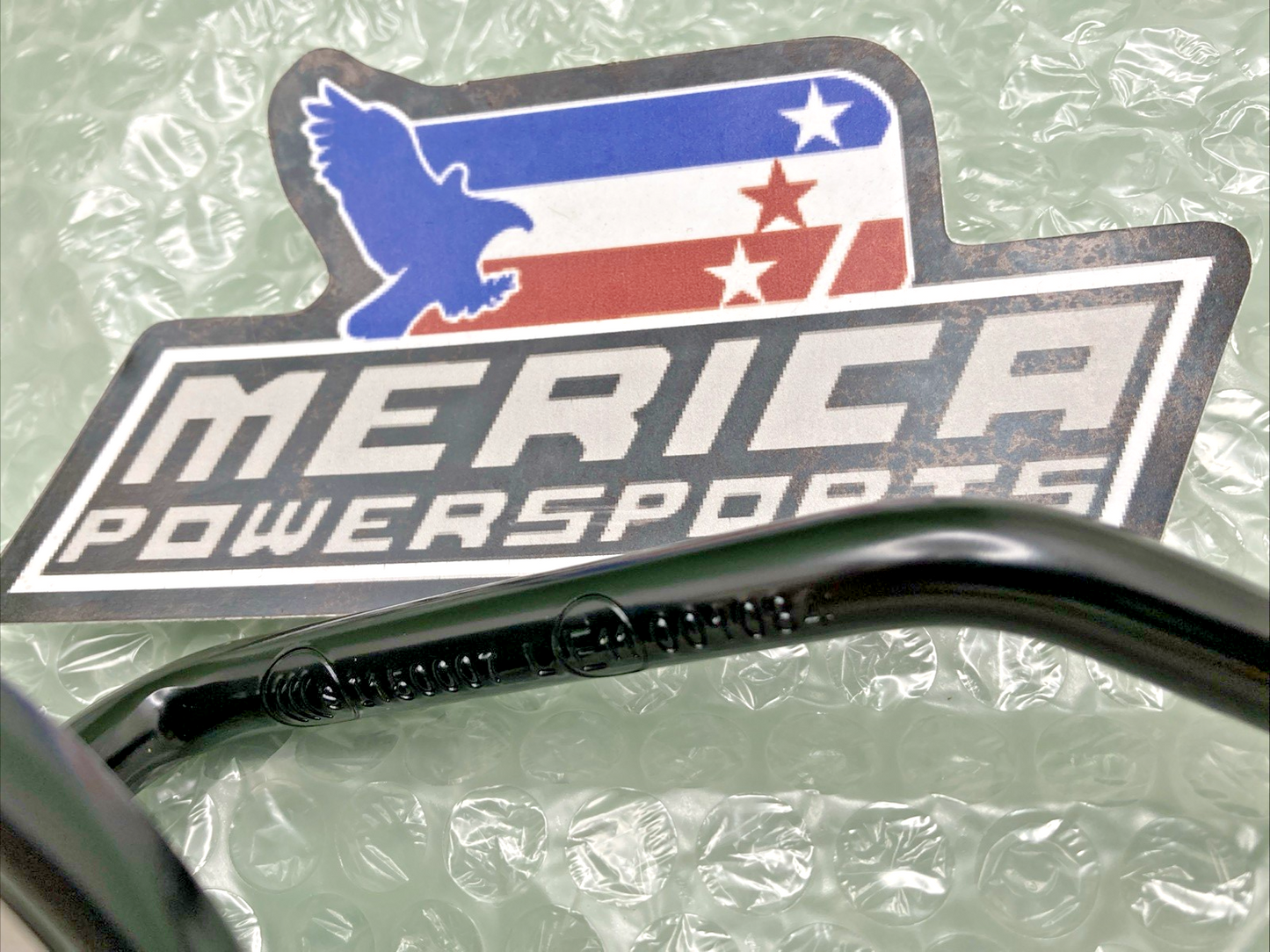 NEW GENUINE HARLEY DAVIDSON 91983-03B TAPERED SHORT STEM MIRROR - BLACK -  LEFT