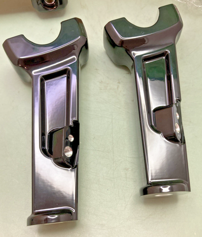 NEW GENUINE HARLEY DAVIDSON 55801485 H-BAR RISER KIT, BLACK