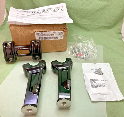 NEW GENUINE HARLEY DAVIDSON 55801485 H-BAR RISER KIT, BLACK