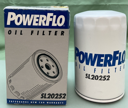 QTY 2 NEW GENUINE POWERFLO SL20252 OIL FILTER