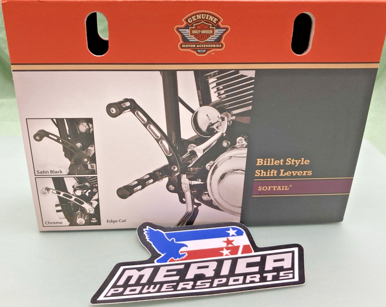 NEW GENUINE HARLEY DAVIDSON 34043-10 EDGE CUT BILLET SHIFT LEVERS