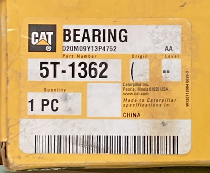 NEW GENUINE CAT 5T-1362 BEARING/U-JOINT