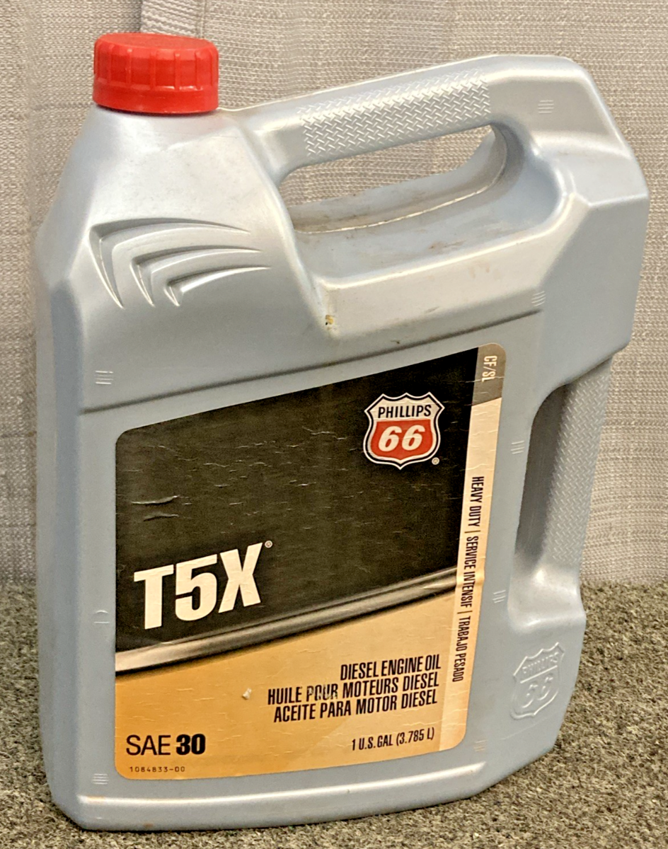 NEW GENUINE PHILLIPS 66 1084833-00 TX5 DIESEL ENGINE OIL SAE 30
