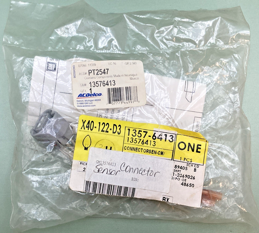 NEW GENUINE ACDELCO GM 13576413 Connector, Sensor, Camshaft Position