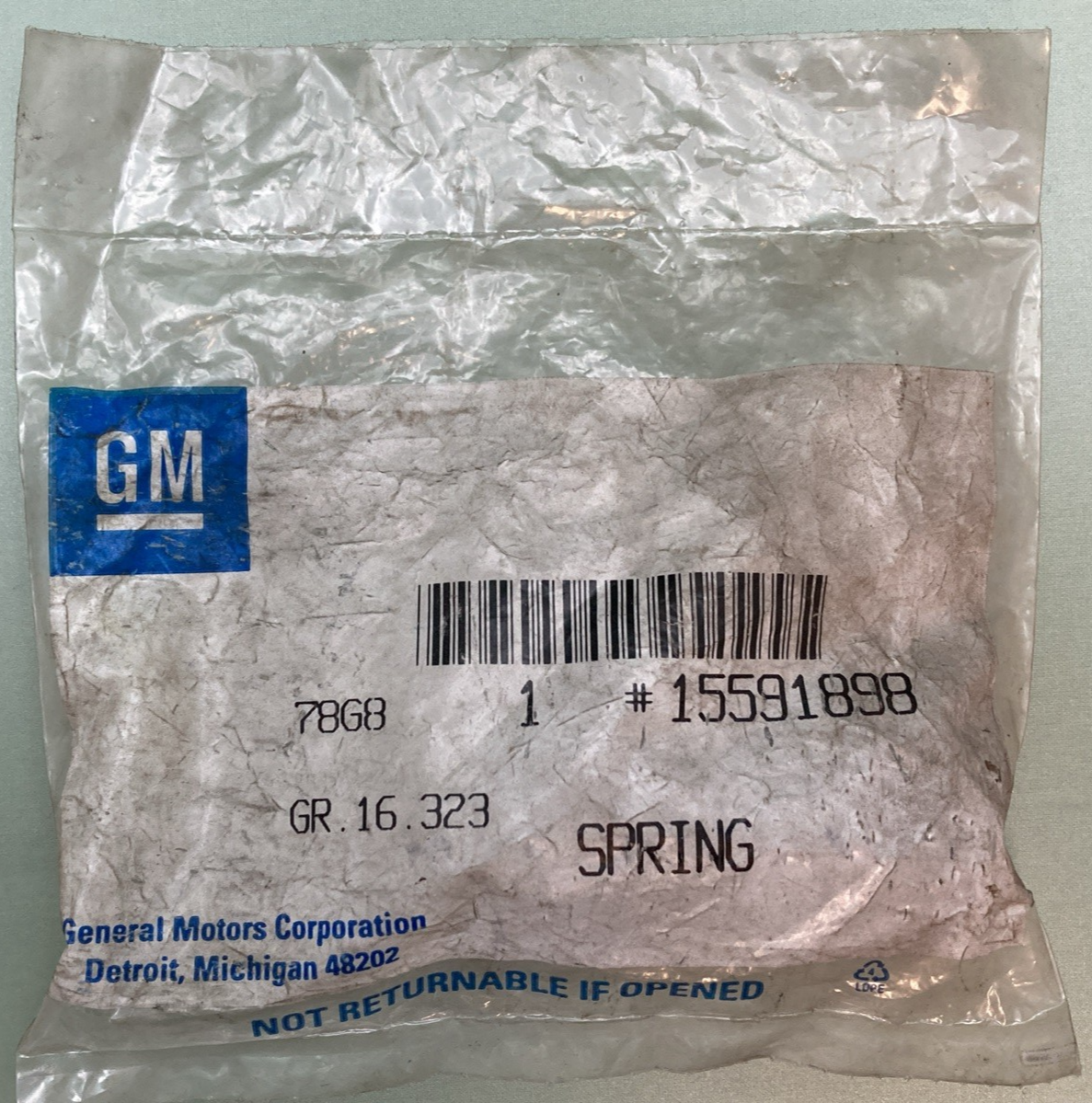 NEW GENUINE GM 15591898 SPRING