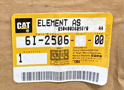 NEW GENUINE CAT 6I-2506 RADIAL SEAL AIR FILTER