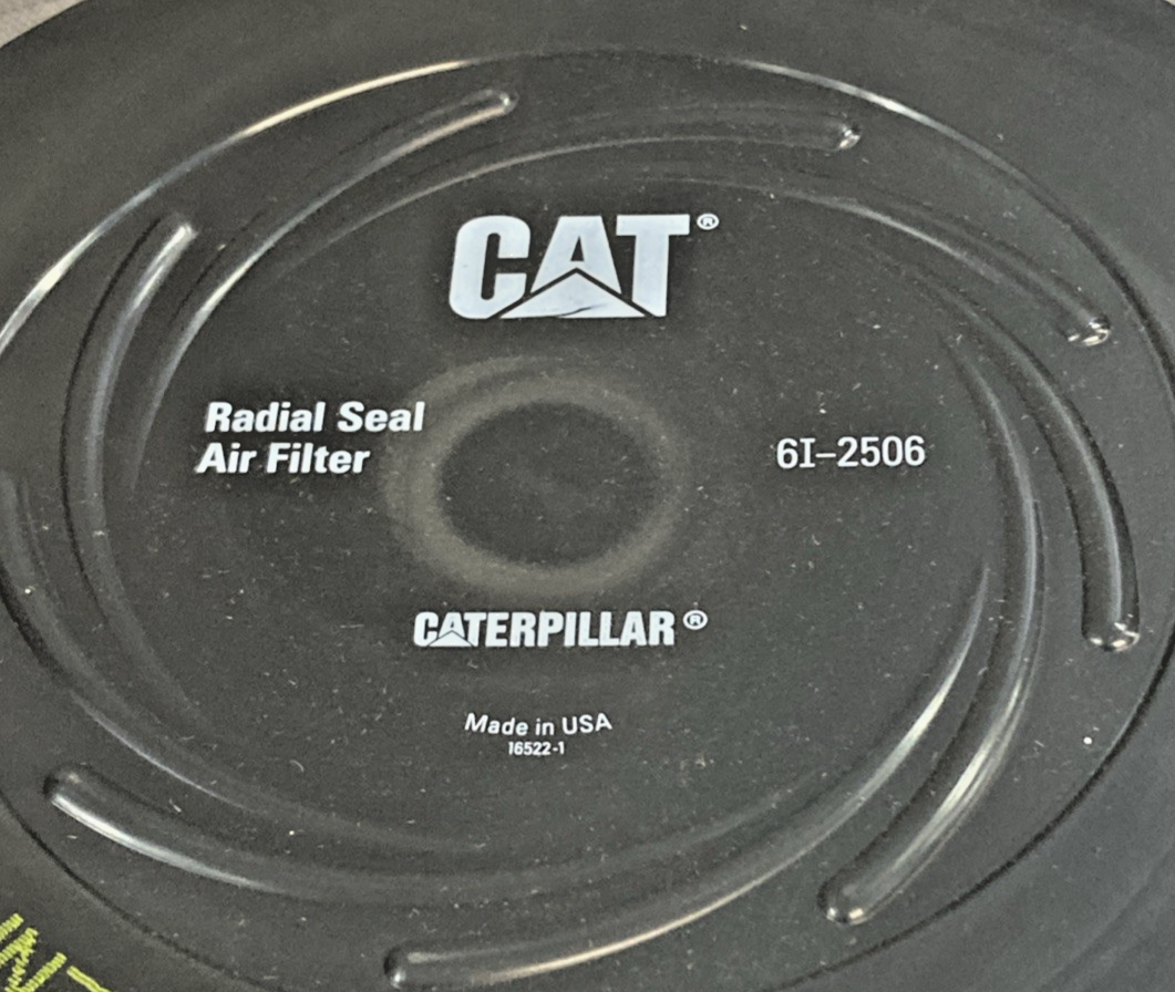 NEW GENUINE CAT 6I-2506 RADIAL SEAL AIR FILTER