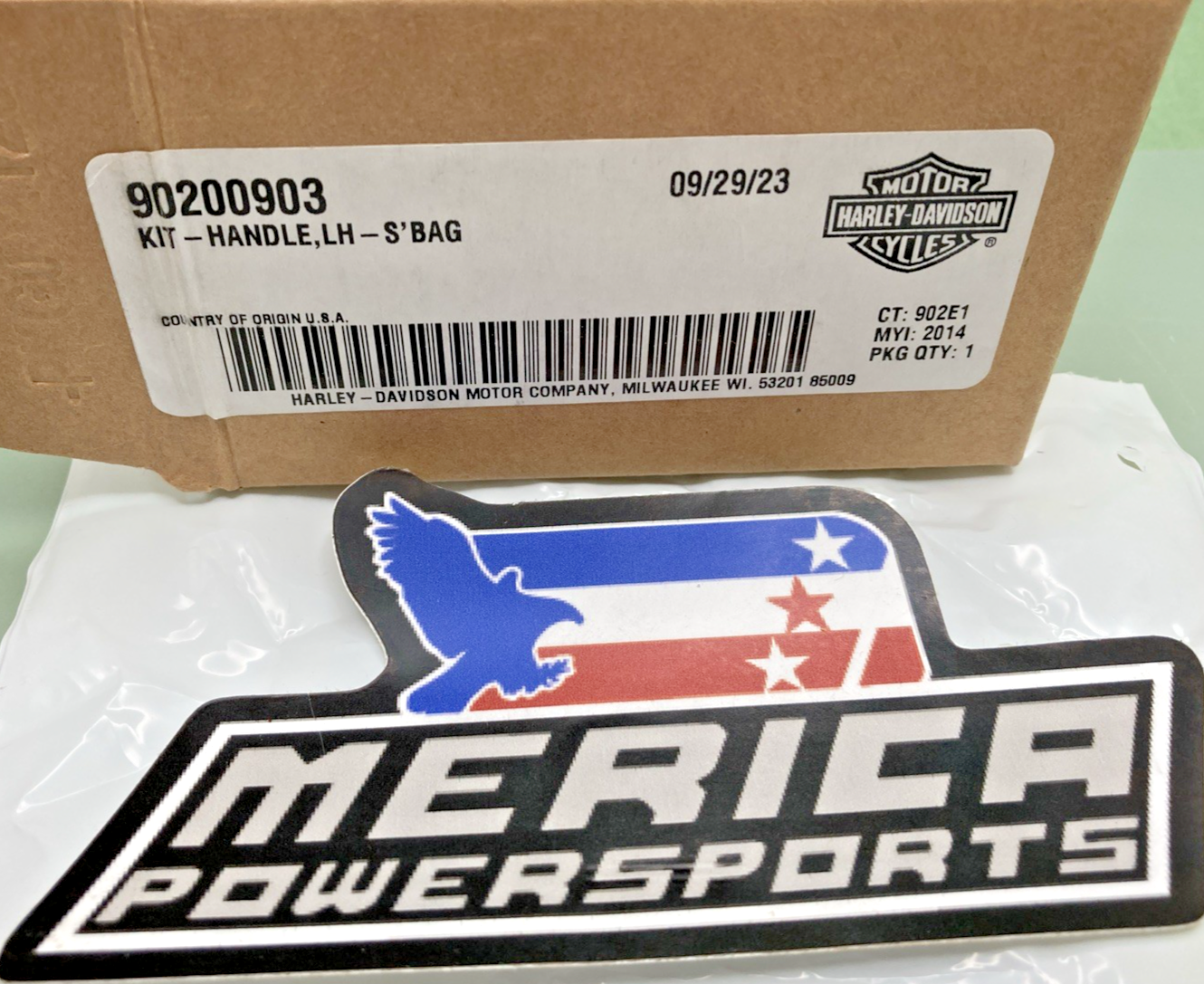 NEW GENUINE HARLEY DAVIDSON 90200903 SADDLEBAG LATCH LEVER (LH), TOURING 14-24