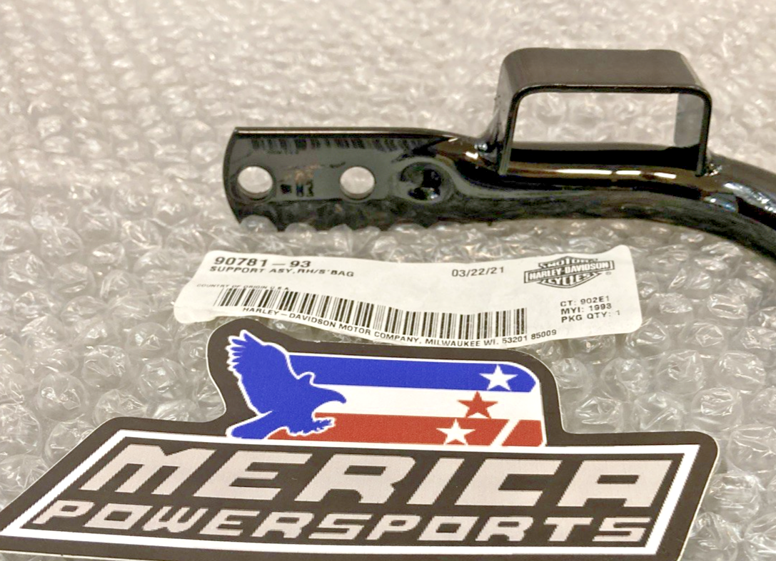NEW GENUINE HARLEY DAVIDSON 90781-93 RH SADDLEBAG SUPPORT