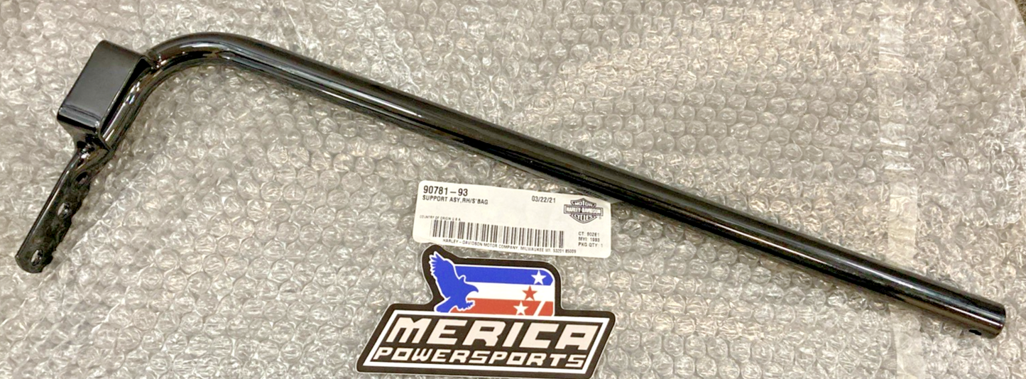 NEW GENUINE HARLEY DAVIDSON 90781-93 RH SADDLEBAG SUPPORT