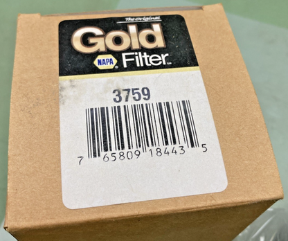NEW GENUINE NAPA 3759 FUEL/WATER SEPARATOR