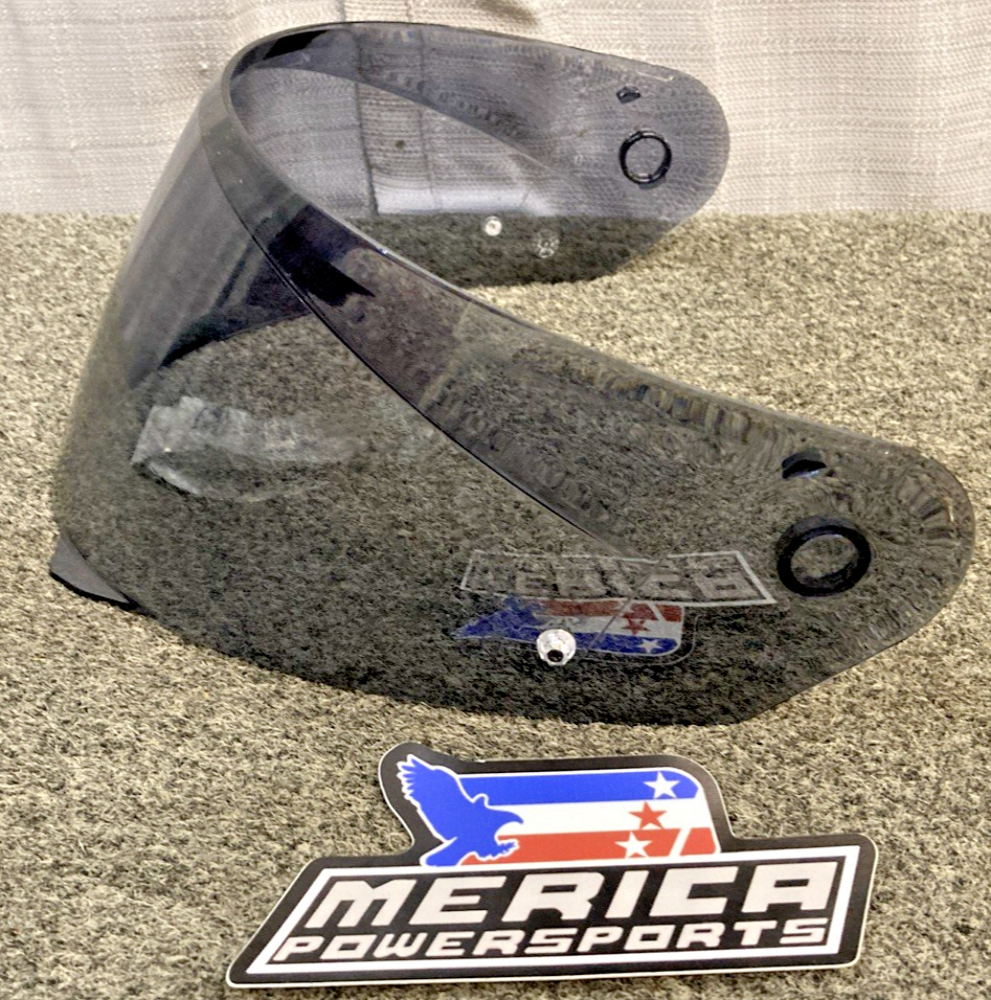 NEW GENUINE HJC HELMETS 1612-213 SHIELD, HJ-33 ANTI-FOG PINLOCK  - SMOKE