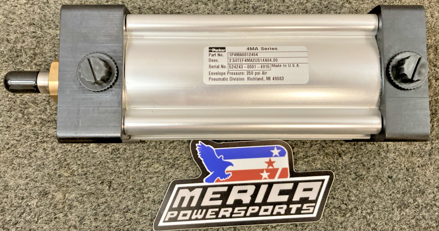 NEW GENUINE PARKER 1P4MA0012464 PNEUMATIC NFPA CYLINDER - 4MA SERIES-250 PSI AIR