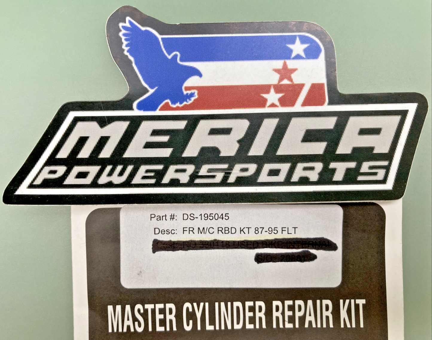 NEW GENUINE DRAG SPECIALTIES DS-195045 FRONT MASTER CYLINDER REBUILD KIT 11/16''