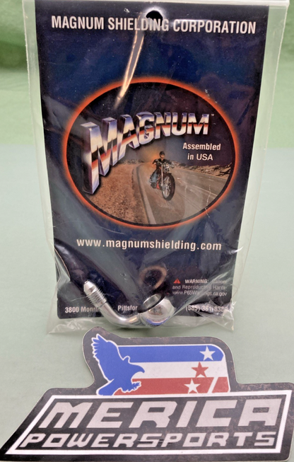 NEW GENUINE MAGNUM 1742-0646/1703-53 BANJO FITTING - AN3 - CHROME