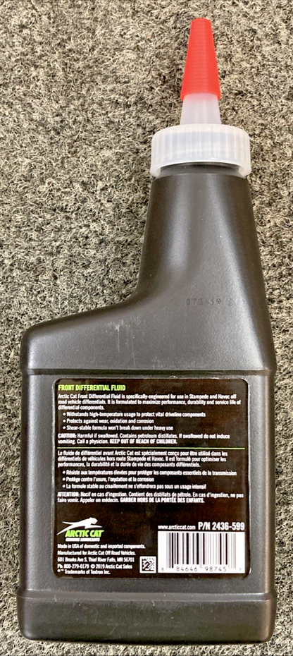 NEW GENUINE ARCTIC CAT 2436-599 Front Differential Fluid 8oz.