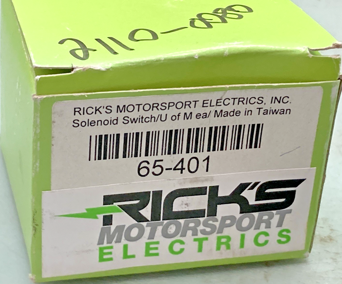 NEW GENUINE RICK'S MOTORSPORT ELECTRICS 65-401 SOLENOID SWITCH