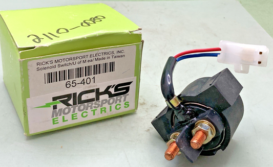 NEW GENUINE RICK'S MOTORSPORT ELECTRICS 65-401 SOLENOID SWITCH