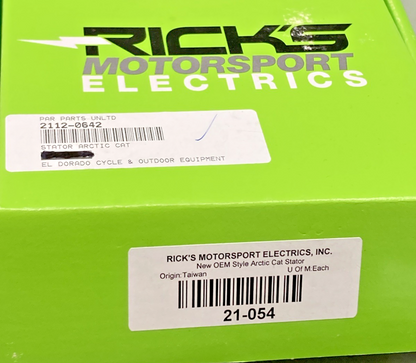 NEW GENUINE RICK'S MOTORSPORT ELECTRICS 21-054 STATOR FOR ARTIC CAT