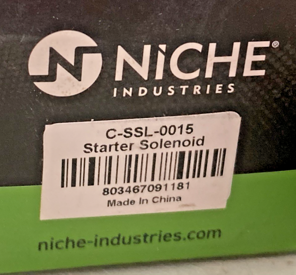 NEW GENUINE NICHE C-SSL-0015 STARTER SOLENOID RELAY SWITCH FOR KAWASAKI