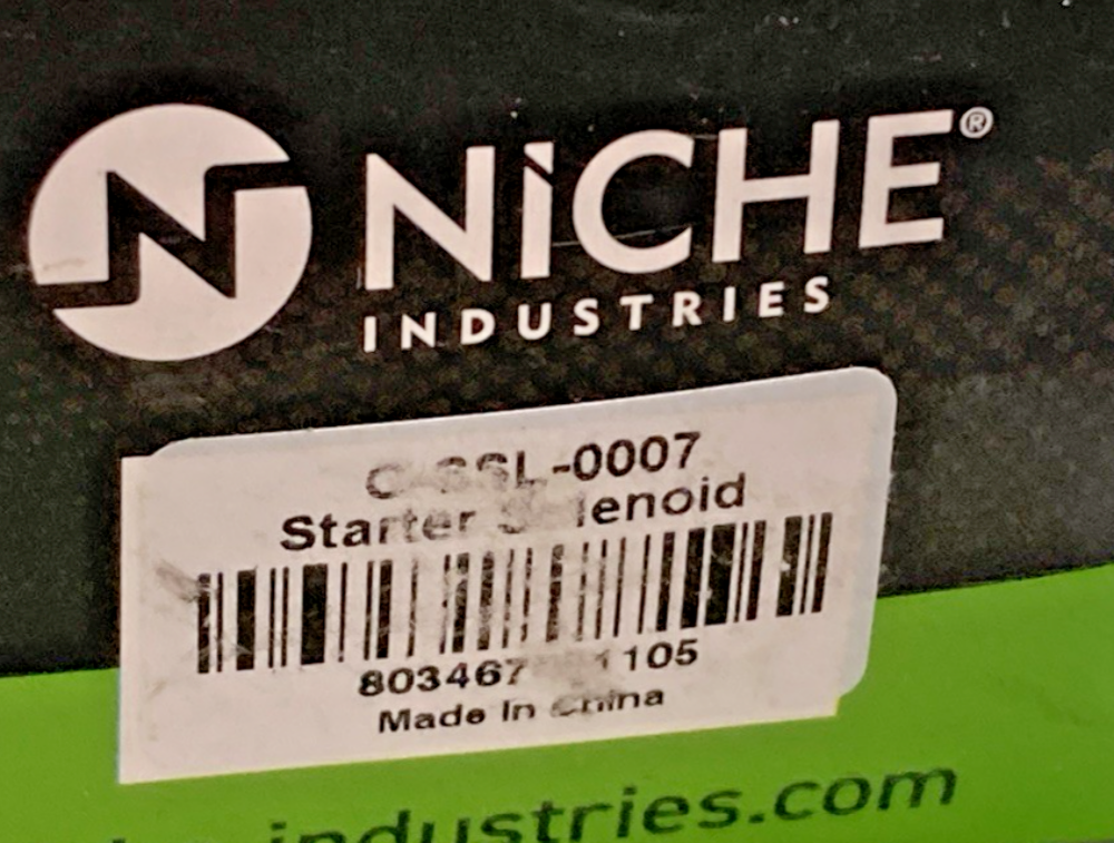 NEW GENUINE NICHE C-SSL-0007 STARTER SOLENOID RELAY SWITCH FOR ARTIC CAT