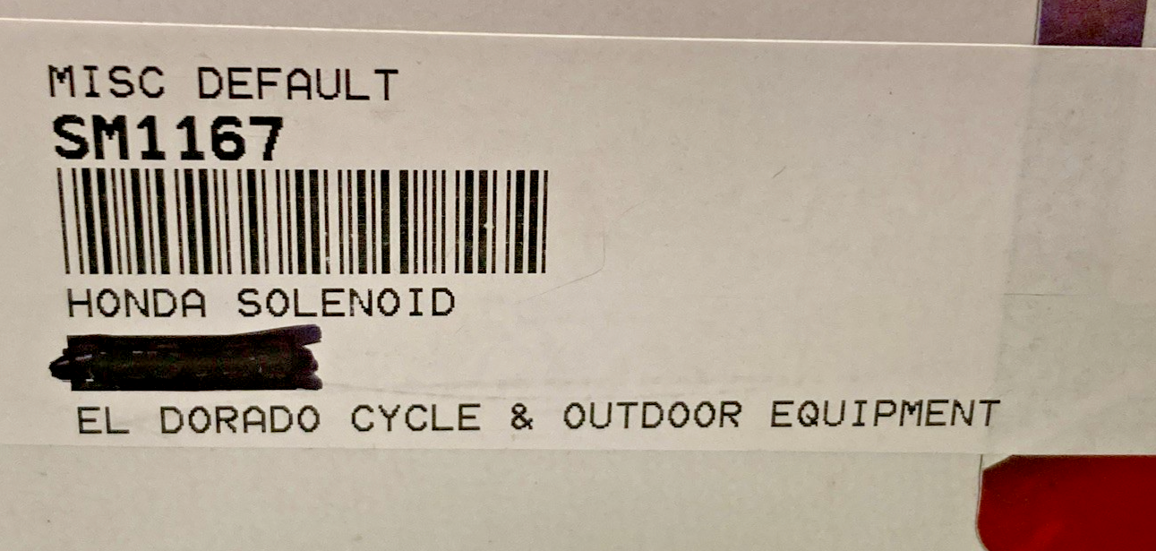 NEW REPLACES HONDA 240-58028 STARTER SOLENOID RELAY