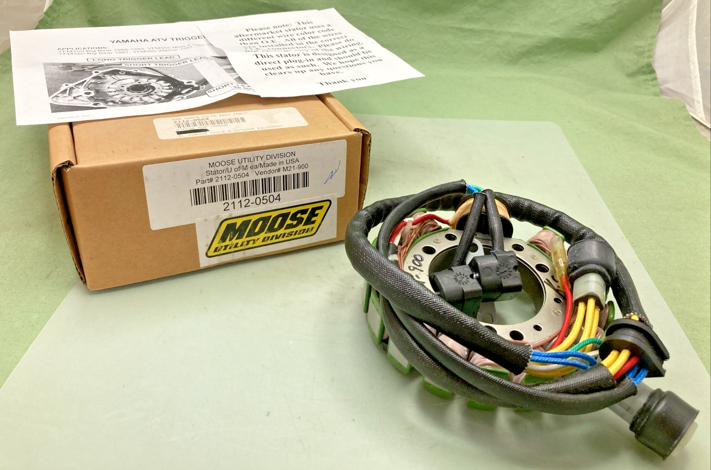 NEW GENUINE MOOSE UTILITY DIVISION 2112-0504 STATOR