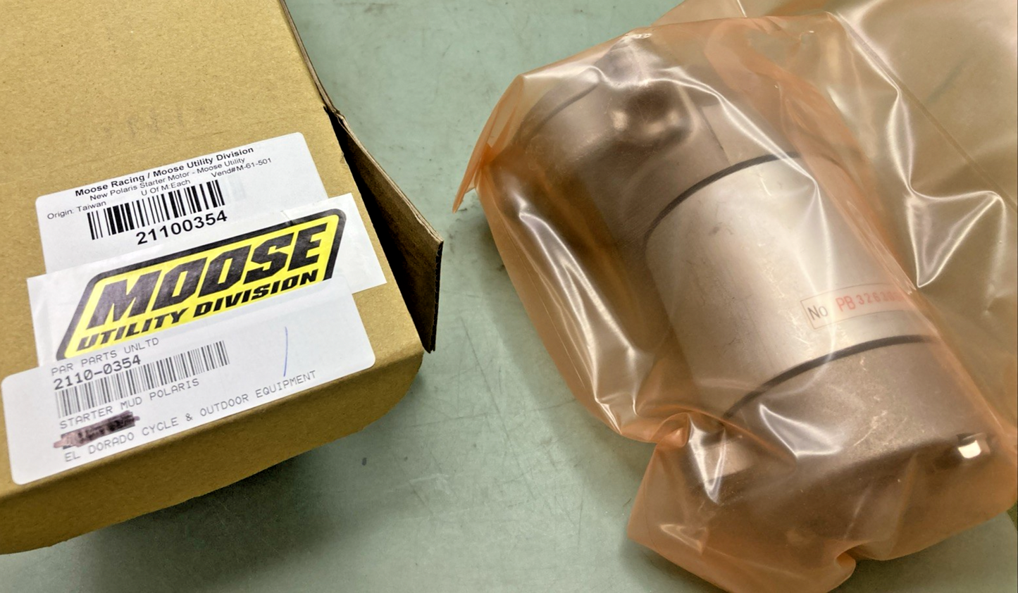 NEW GENUINE MOOSE UTILITY DIVISION 2110-0354 STARTER MOTOR FOR POLARIS