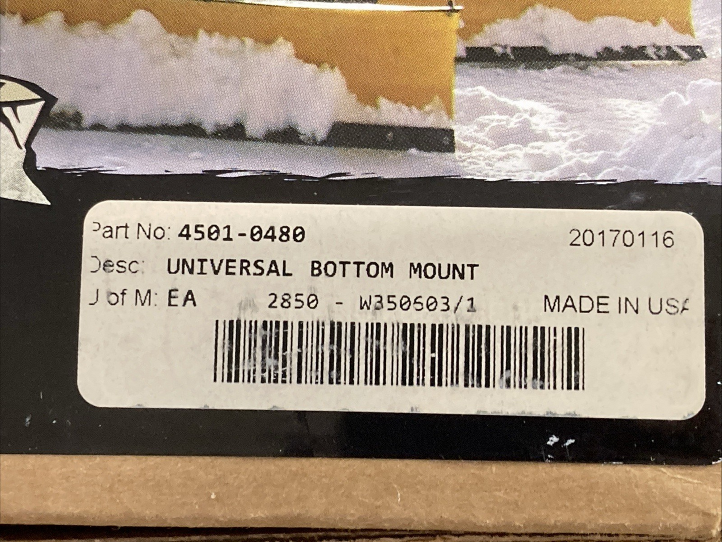 NEW GENUINE MOOSE 4501-0480 UNIVERSAL BOTTOM MOUNT