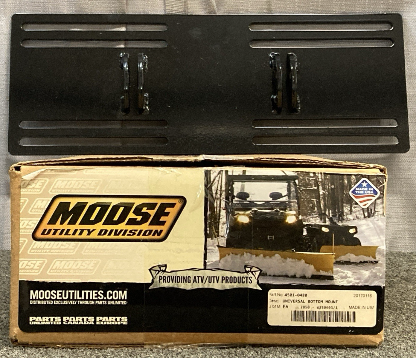 NEW GENUINE MOOSE 4501-0480 UNIVERSAL BOTTOM MOUNT