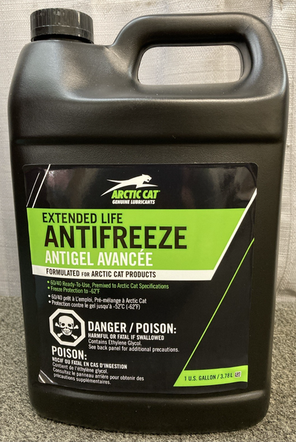 NEW GENUINE ARCTIC CAT 2436-871 ANITFREEZE, EXTENDED LIFE 60/40