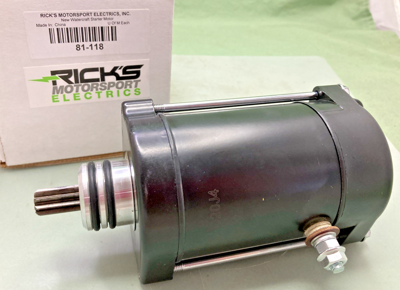 NEW GENUINE RICK'S MOTORSPORTS ELECTRICS 81-118 WATERCRAFT STARTER MOTOR