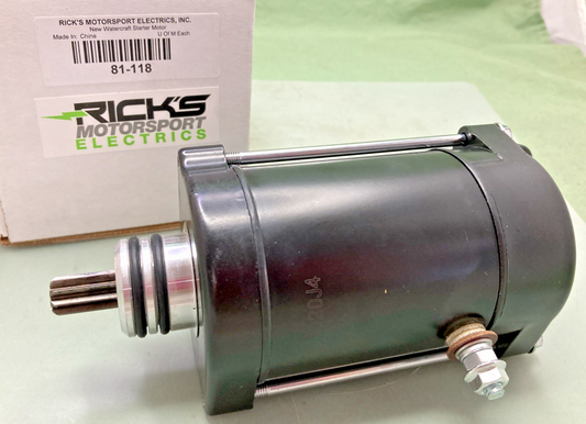 NEW GENUINE RICK'S MOTORSPORTS ELECTRICS 81-118 WATERCRAFT STARTER MOTOR