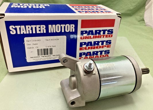 NEW GENUINE PARTS UNLIMITED 2110-0921 STARTER MOTOR FOR POLARIS