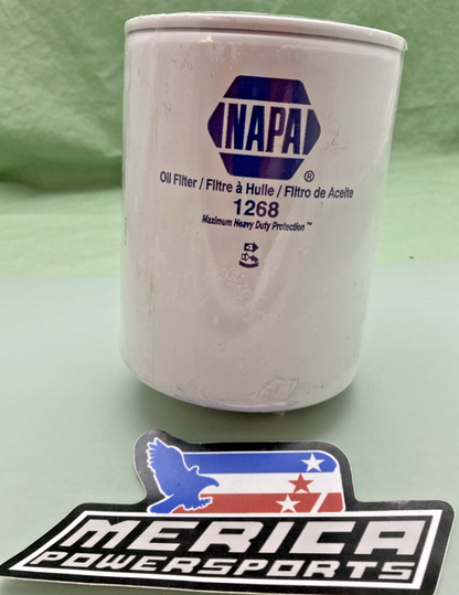 NEW GENUINE NAPA 1268MP GOLD OIL FILTER SPIN ON 5.2 X 3.69 X 11/8-16INCH TH
