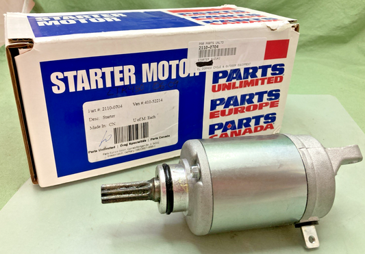 NEW GENUINE PARTS UNLIMITED 2110-0704 STARTER MOTOR FOR SUZUKI
