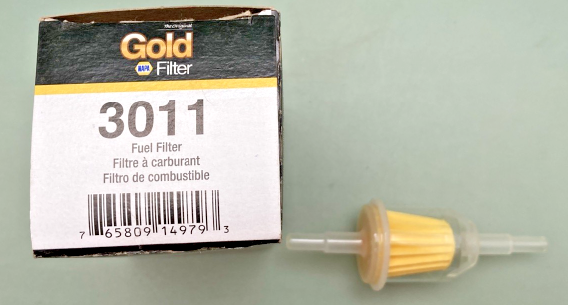 NEW GENUINE NAPA 3011 GOLD FUEL FILTER