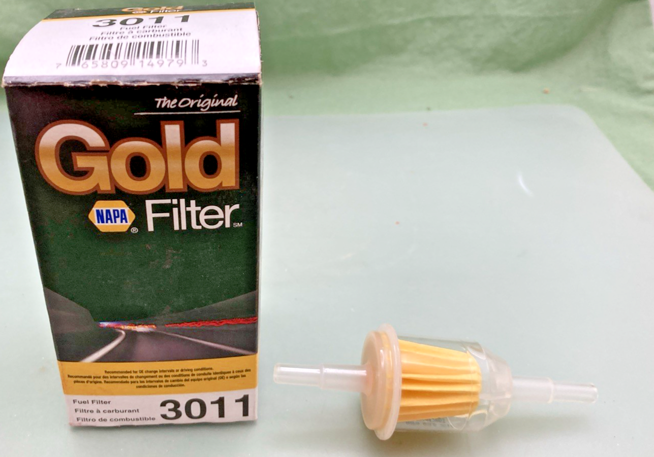 NEW GENUINE NAPA 3011 GOLD FUEL FILTER