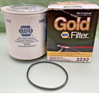 NEW GENUINE NAPA 3232 GOLD FUEL FILTER
