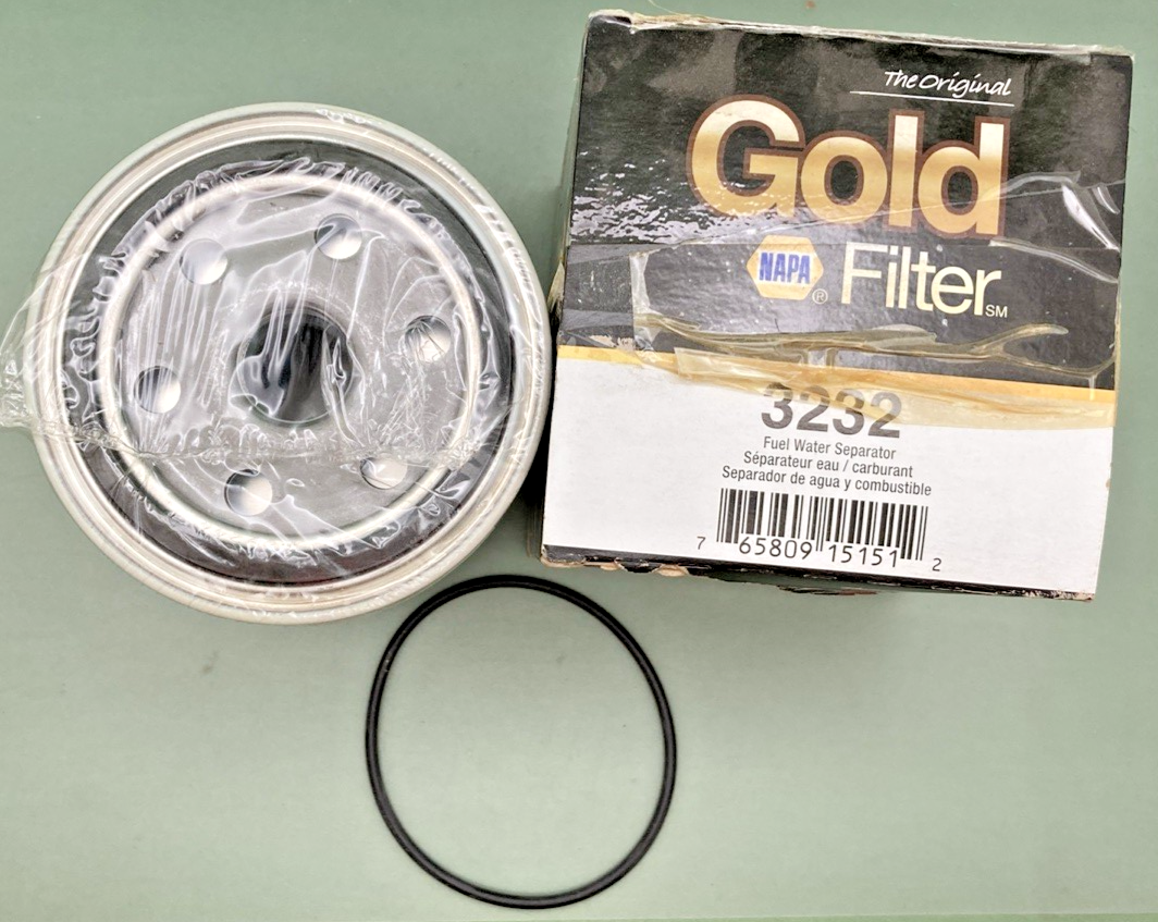 NEW GENUINE NAPA 3232 GOLD FUEL FILTER