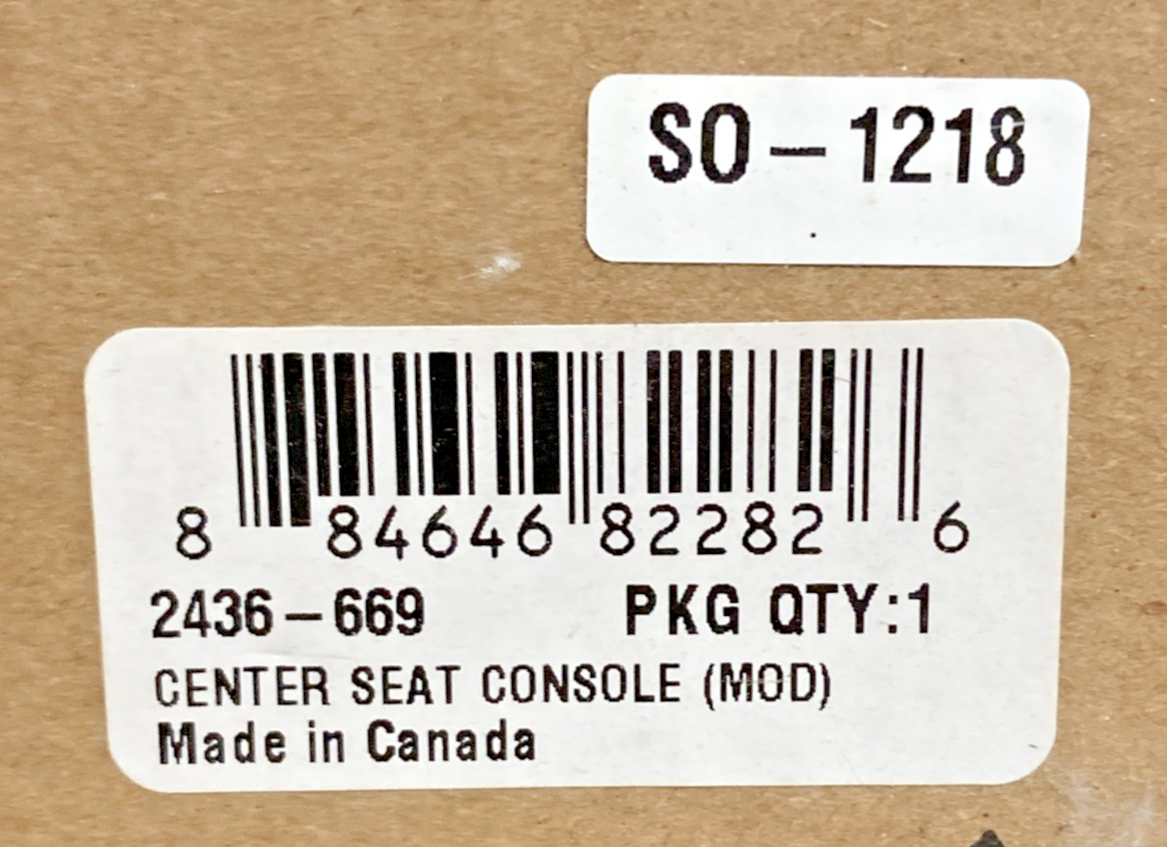 NEW REPLACES ARTIC CAT 2436-669 CENTER SEAT CONSOLE