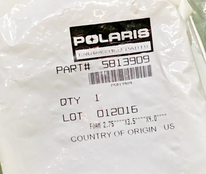 NEW GENUINE POLARIS 5813909 AIR INTAKE FOAM FILTER