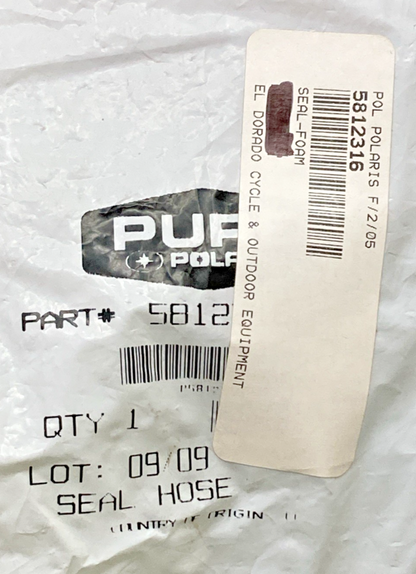 NEW GENUINE POLARIS 5812316 FOAM SEAL