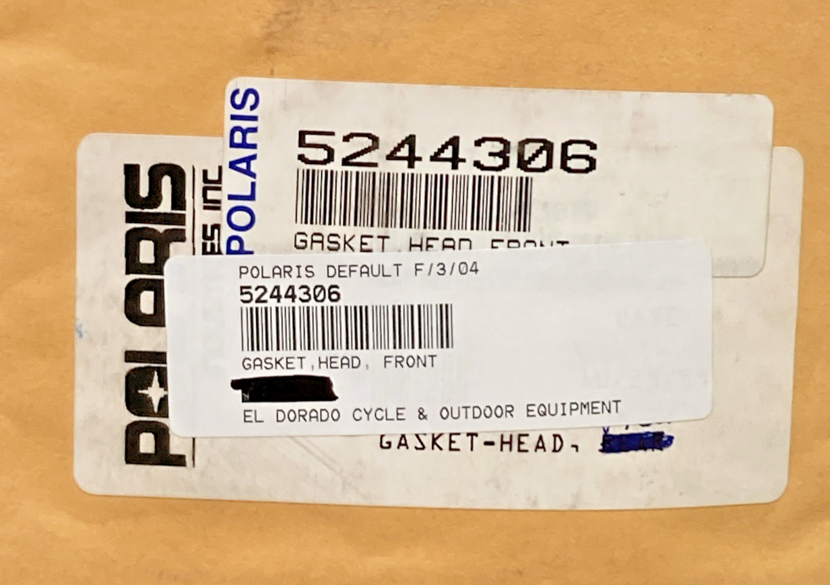 NEW GENUINE POLARIS 5244306 GASKET HEAD