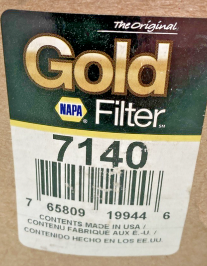 NEW GENUINE NAPA 7140 GOLD OIL FILTER